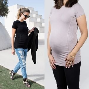 MATRON SAINT The Boss Crewneck Maternity Top S.